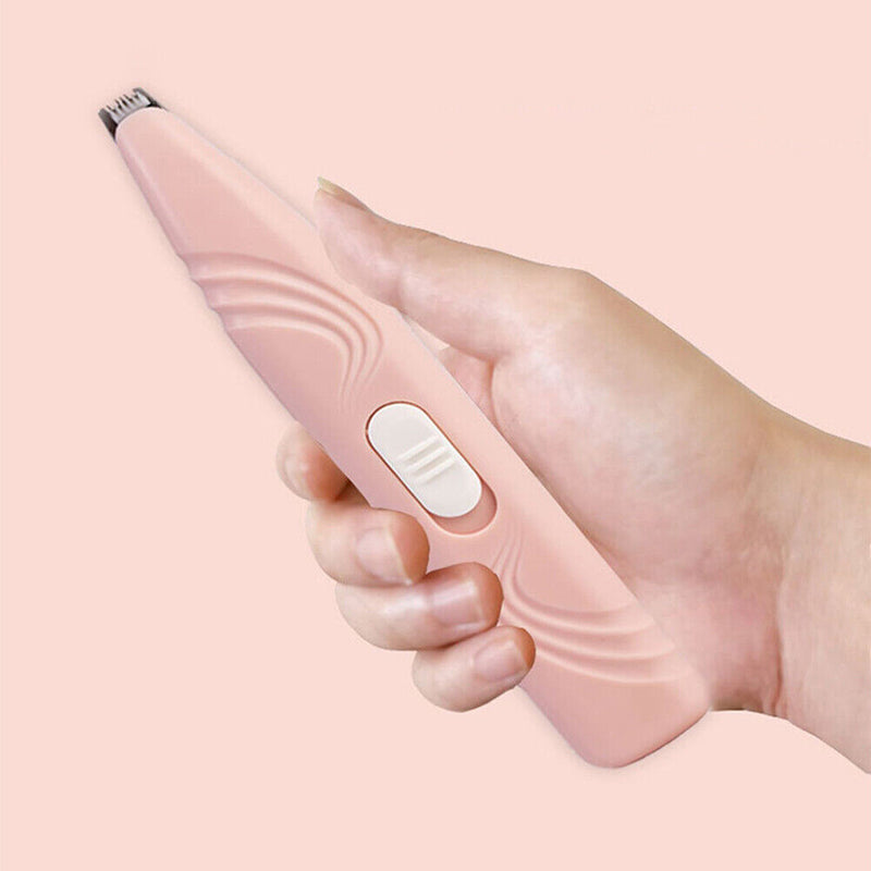 Dog Hair Trimmer Electric Foot Hair Cutter Shaving Grooming Machine (Pink) Newly