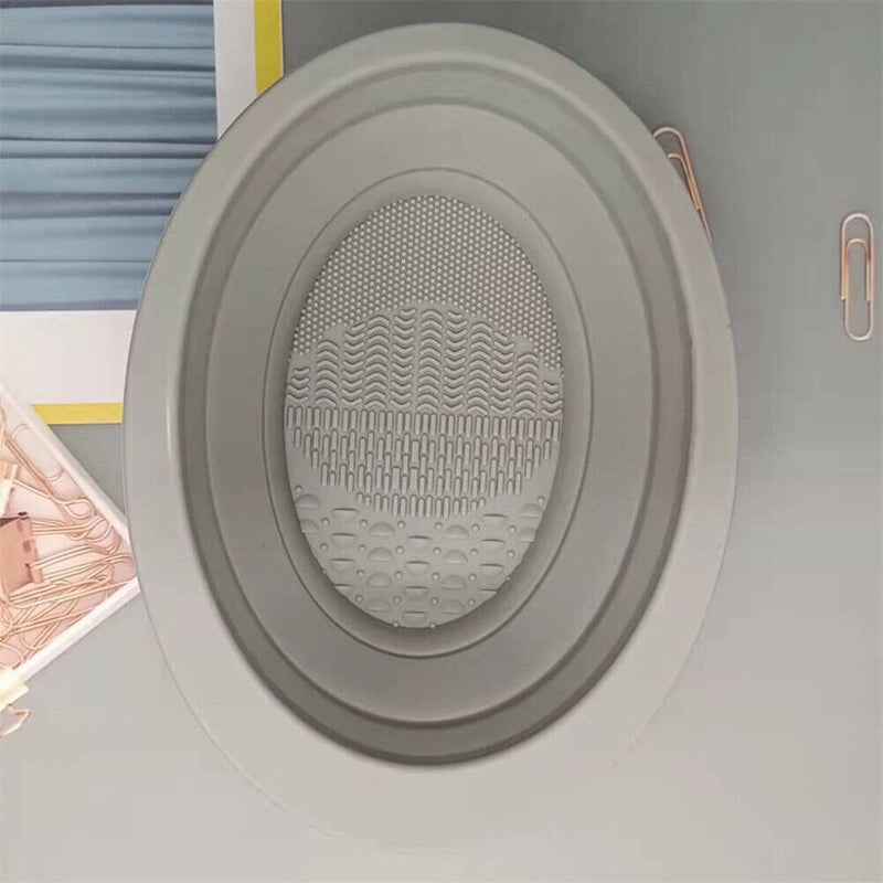 Foldable Beauty Tools Cleaner Organizer Washing Bowl Combination Set for Sponge
