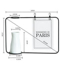 Decor Nordic Style Living Room Wrought Iron Ceramic Vase Photo Frame 2 in 1