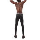 Men Sports Running Leggings Basketball Elastic Quick Dry Gym Pants (2XL)
