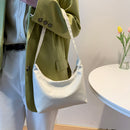 Women Classic Solid Color Handbag Lady Summer Small Zipper Tote Shoulder Bag