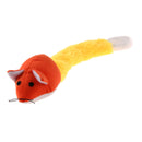 Colorful Plush False Mouse Toys Pet Cat Playing Toys With Mint Tube(Orange)