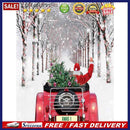 DIY Rhinestone Christmas Red Car Full Round Drill Diamond Painting Mosaic Dec