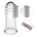 Pet Toothbrush Silicone Puppy Cat Finger Brush Bad Breath Cleaning Tools Newly