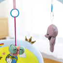Infant Sofa Seat Skin Cartoon Plush Safety Seat Chair Without Cotton (Pink)