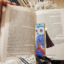 DIY Owl Special Shaped Diamond Painting Leather Bookmark Tassel Book Marks Newly