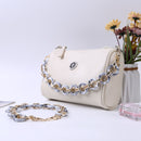 Purse Chains Handbag Purse Making Accessory Charms - Pack of 2 (Beige)