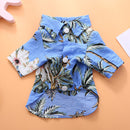Hawaiian Style Pet Clothes Dog Shirt Spring Summer Casual Small Pet Clothing
