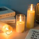 Flameless Candle Lights Electronic Tealight Wedding Home Decor (5x12.5cm) Newly