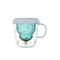 Decorations Transparent Glass Water Bottle Creative Mug Milk Cup With Cover