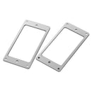 2pcs Flat Bottom Humbucker Pickup Mounting Frame for Electric Guitar Replac