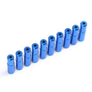 10PCS Mountain Road Bike Bicycle Brake Cable Hose Housing End Cap 5mm(Blue)