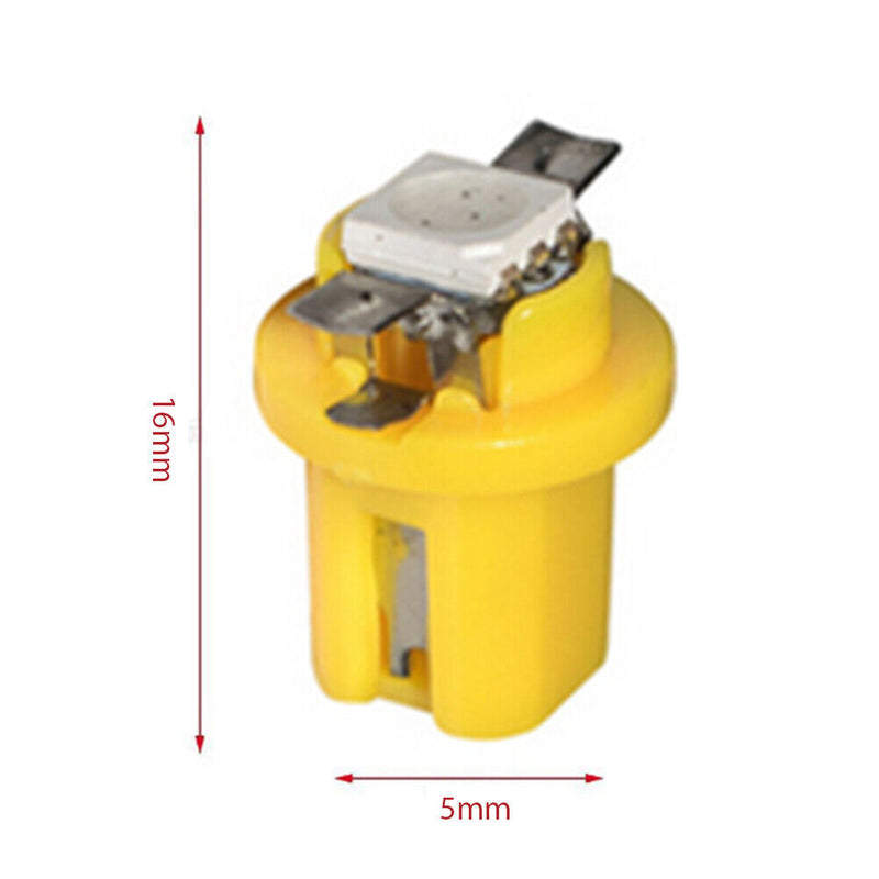 2pcs 5050SMD LED Car Interior Lights Dashboard Indicator Vehicle Instrument Lamp