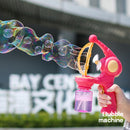 ABS Bubble Gun Toys with Intelligent Recycling Bubble Machine for Kid (Red)