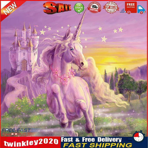 Full Drill Diamond Painting Kit Color Horse Mosaic Picture 5D DIY Bead Art Newly