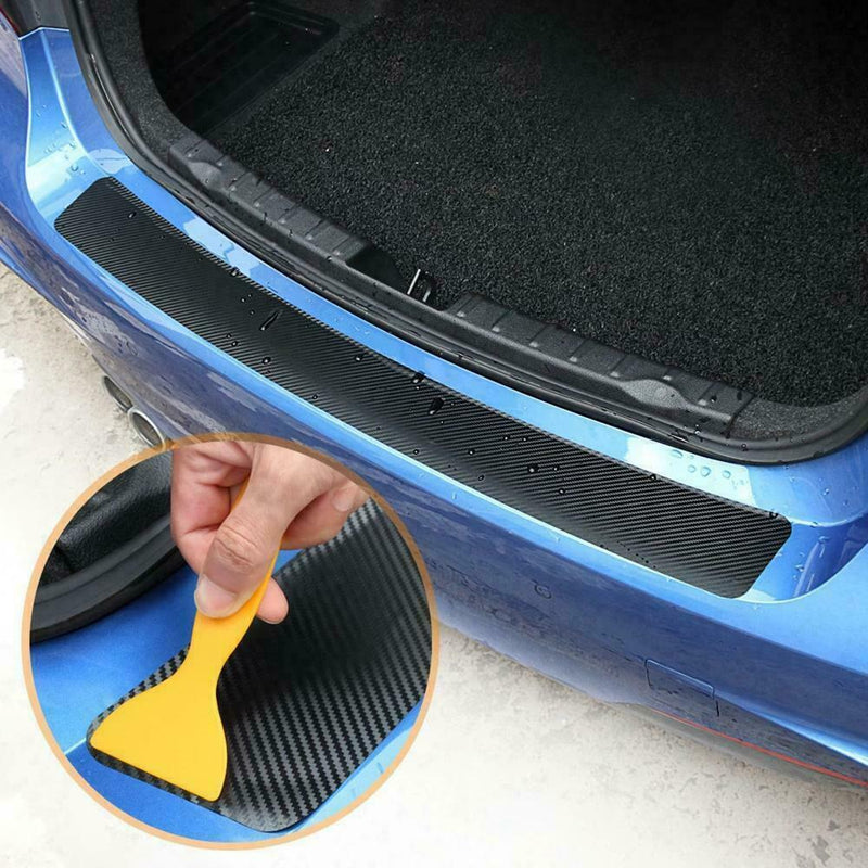 Car Rear Sill Plate Guard Bumper Protector Pad Cover Anti-scratch Strip X2D4