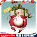 Frameless Oil Paint By Numbers Santa Claus DIY Canvas Picture Craft Kit