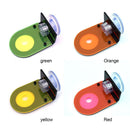 Fish Tank Coral Frag Rack Aquarium Reef with Plugs Suction Holder (Yellow)