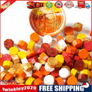 100pcs Retro Octagon Fire Painting Pills Sealing Wax Grain for Envelope (D)