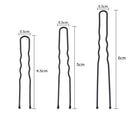 Accessories Metal Bobby Pin Girls Headwear U-Shaped Hairpins Wavy Hair Clips