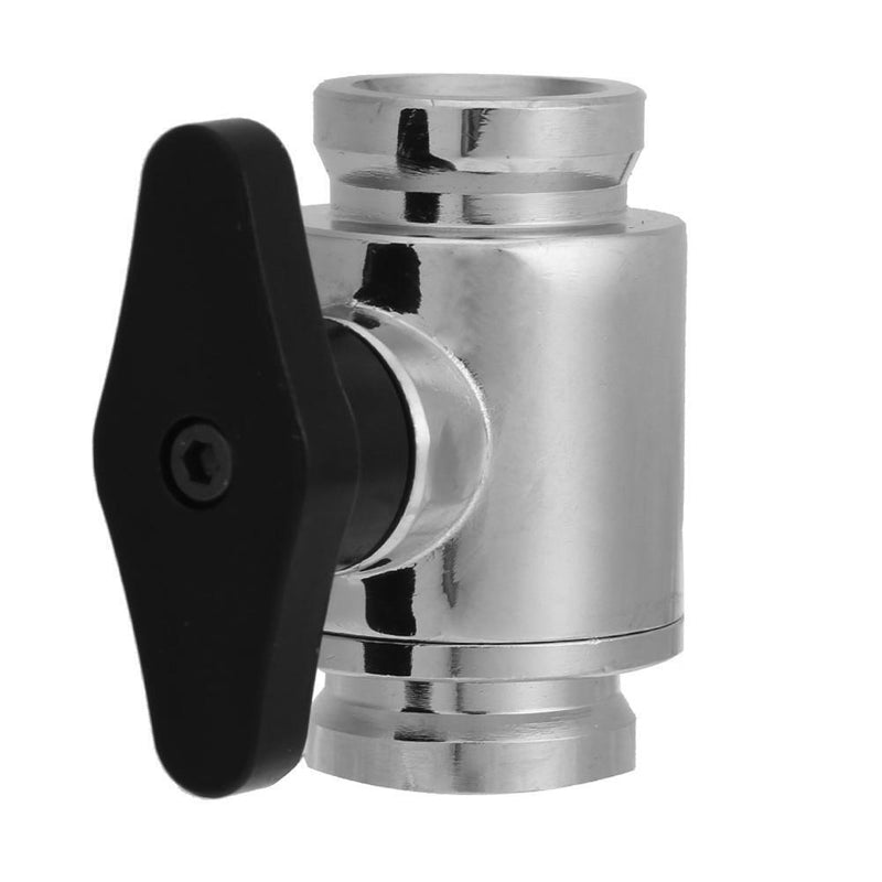 G1/4 Vent Valve Brass Inner Teeth Water Ball Valve Waterway Control(Black)