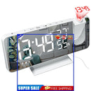 Projector Alarm Clock, LED Digital Alarm Clock Radio for Home, Office (1)