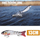 Long-Throw Luya Multi-Section Fishing Bait Plastic Simulation Fishing Lure