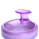 Silicone Head Shampoo Scalp Massage Brush Hair Scalp Washing Comb(Purple) Newly