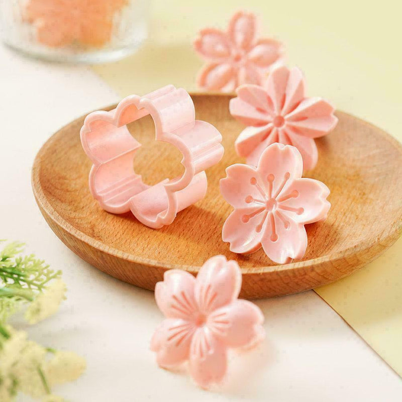 5pcs/set Flower Mold DIY Blossom Shape Cookie D3Y4 U6L3