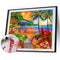 Seaside Scenery Oil Paint By Number Kit DIY Acrylic Painting on Canvas Framel