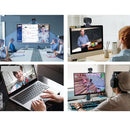 Camera Rotatable HD 1080P Webcam USB Webcam HD Video Camera Computer Webcam