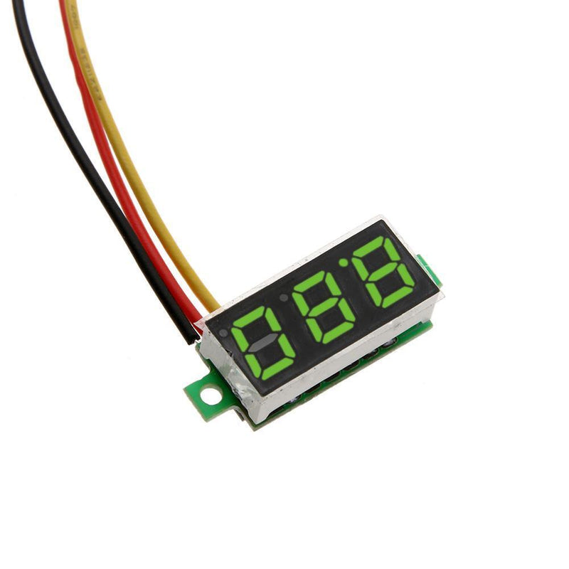 0.28in Mini DC 0- 100V 3-Wire Voltmeter LED Display Digital Panel Meter (2)