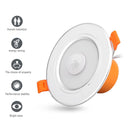 Human Motion Sensor LED Ceiling Light Restaurant Bathroom Balcony Lamp (5W)