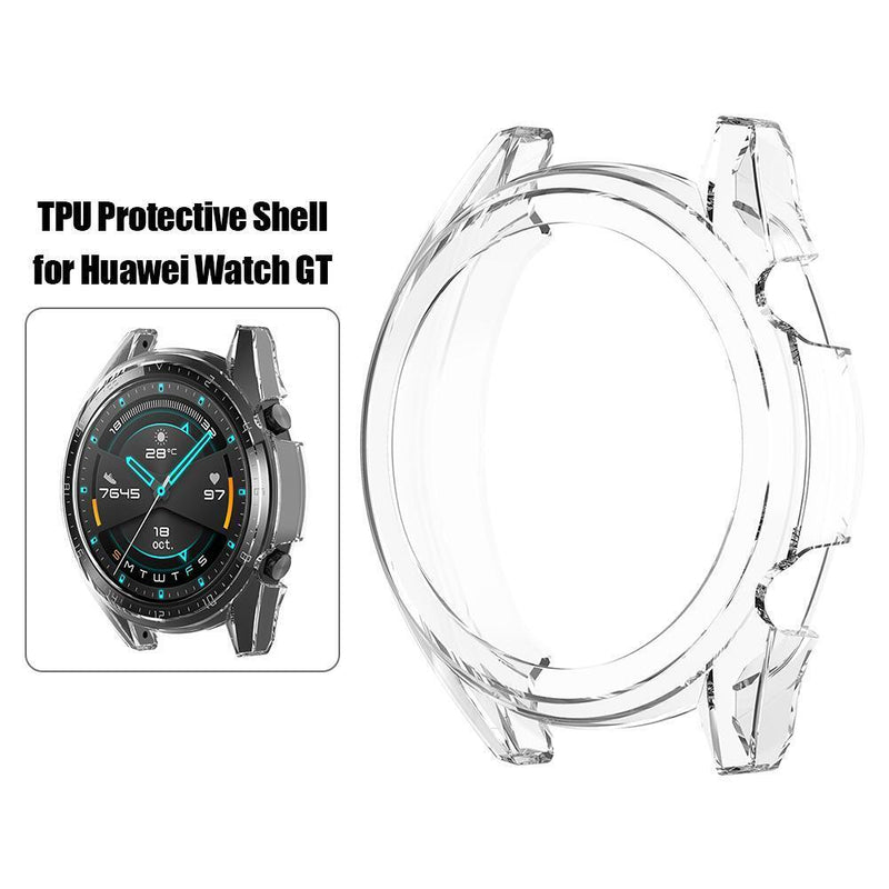 Ultra-thin TPU Protective Case Shell Frame Cover for Huawei Watch GT2/GT 46mm
