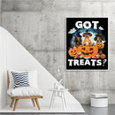Halloween Pumpkin Dachshund Dog Oil Paint By Numbers Kit 40x50cm (B1601)