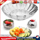 Stainless Steel Folding Telescopic Steamer Cookware Steaming Basket (14cm) Newly