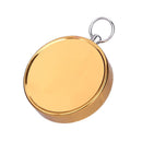 Slibrat Portable Outdoor Aluminum Camping Compass Lanyard For Gifts G