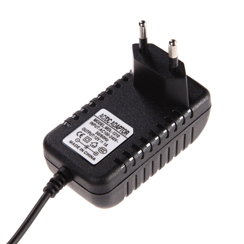 AC 100-240V Converter Adapter DC 5.5 x 2.5MM 12V 1A 1000mA Charger EU Plug