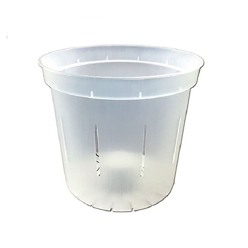 5pcs Orchid Planting Pots Transparent Seedling Garden Flower Pot (no Base) Newly