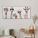 Giraffes Oil Paint By Numbers Kits DIY Handpainted on Canvas Wall Art Picture