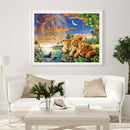 Full Round Drill Mosaic Art Picture of Rhinestone Kit Handmade Gift Home Deco