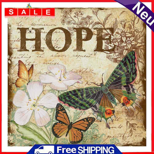 40x40cm Colorful DIY Paint By Numbers Kit Butterfly Animal for Decor Art Gift