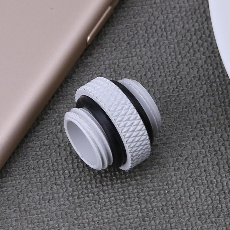 ALLOYSEED PC Cooling System Dual External Thread G1/4 Hose Connector for PC Water
