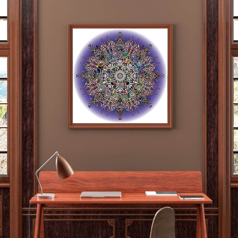 5D Rhinestone Pictures DIY Datura Full Square Drill Diamond Painting Craft Kit