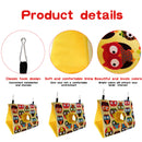 Bird Parrot Nest House Hanging Hammock Cage Sleeping Bed (Yellow Owl S) Newly