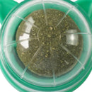 Catnip Ball Cat Toys Licking Teeth Chewing Pet Training Bite Balls (Green)