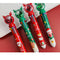 Elk Xmas Boy Ten Color Pen Stationery Christmas Ballpoint Pen Santa Claus