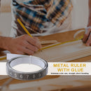 Stainless Steel Miter Track Tape Self Adhesive Woodworking Ruler (M 1m) Newly