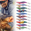 14cm 20g Luminous Wood Shrimp Fishing Lures Artificial Wobbler Bait (8)