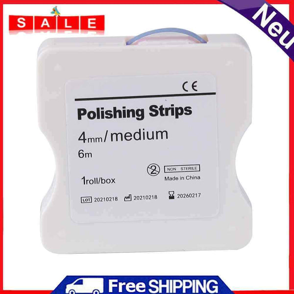 4mm Dental Polishing Strip Roll Kit Teeth Whitening Interdental Grinding Strips